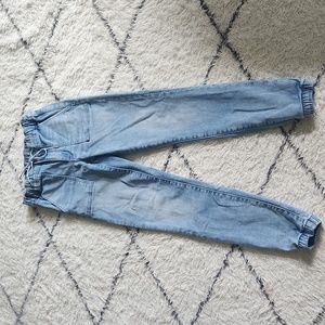 American Eagle denim joggers size 0